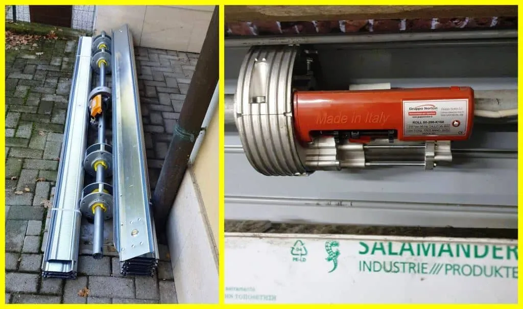 Materiali utilizzati negli interventi di riparazione serrande