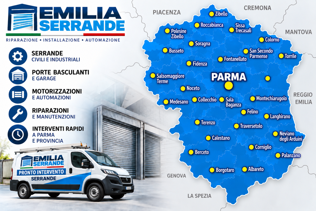Zone Servite Parma e provincia